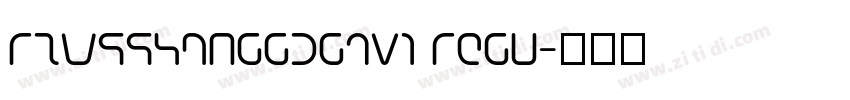 RTwsShangGoG0v1 Regu字体转换